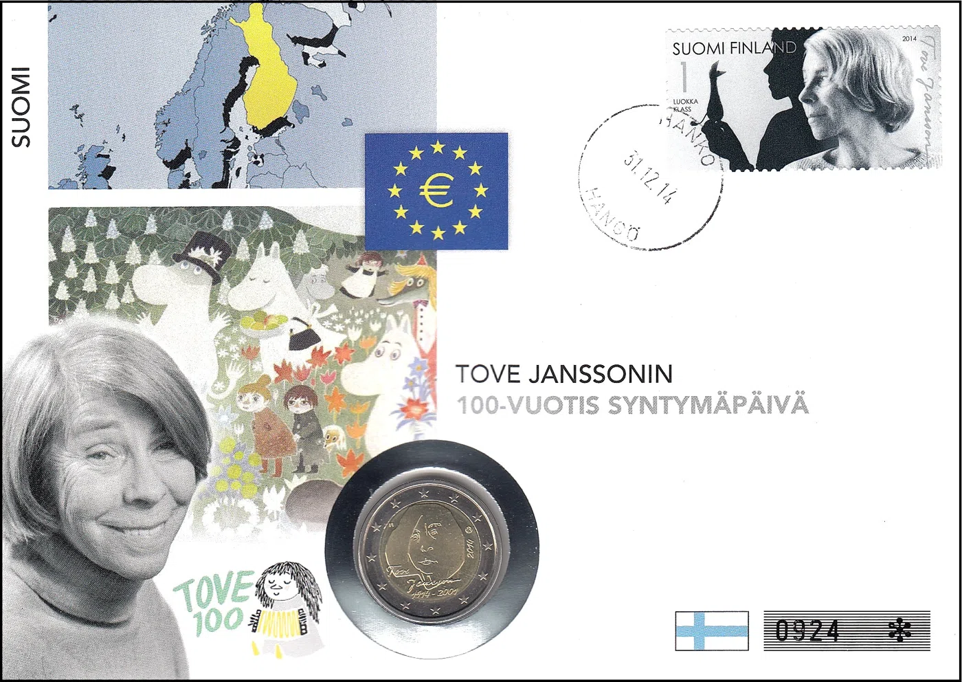 100. OBLETNICA ROJSTVA PISATELJICE TOVE JANSSON